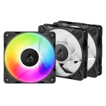 ARCTIC P12 PRO A-RGB - 3 PACK - BLACK - 3 x 120MM