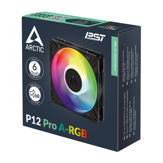 ARCTIC P12 PRO A-RGB - BLACK - 1 x 120MM