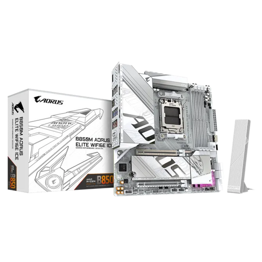 GIGABYTE B850M AORUS ELITE WIFI6E ICE