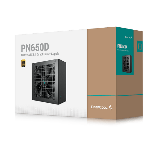 DEEPCOOL PN650D ATX 3.1 (PCIE 5.0) - ATX - 650W - 80 PLUS GOLD