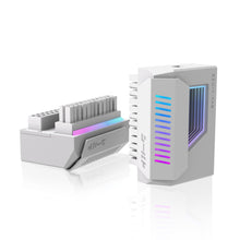 EZDIY-FAB ATX 24 PIN ANGLE ADAPTER WITH ARGB Module - WHITE