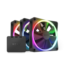NZXT F120 RGB TRIPLE PACK - MATTE BLACK - 3 x 120MM